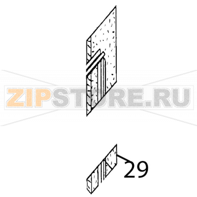 Insulation 540x120x20 Fagor HMM-6/11 Insulation 540x120x20 Fagor HMM-6/11Запчасть на деталировке под номером: 29Название запчасти Fagor на английском языке: Insulation 540x120x20 HMM-6/11.