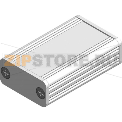 Корпус 100x55x16 мм, алюминиевый, серый, 1 шт Fischer Elektronik AKG 55 16 100 ME 