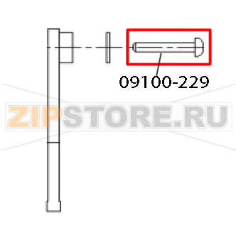 Screw MRX-H M3x18 Zebra TTP 1020 Screw MRX-H M3x18 Zebra TTP 1020Запчасть на деталировке под номером: 09100&dash;229