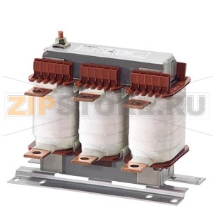 СЕТЕВОЙ ДРОССЕЛЬ ДЛЯ ПЧ, ФАЗ:3, Uн1(В):500, I1(A) / F1(Гц):50 /50, UK(%):2, Lн(мГн):0,368, ТЕМП./ КЛ.ИЗОЛ.:40 /B, IP00, ПОДКЛ.:ВИНТОВЫЕ КЛЕММЫ, EN 61558-2-20 &gt;ДРОССЕЛЬ&lt; Siemens 4EP3800-1US00 