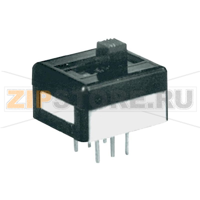 Переключатель движковый 250 В/AC, 2 А, 2 x вкл/выкл, 1 шт APEM 25146NAH 