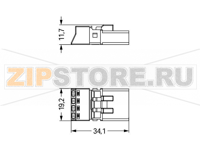Штекер; 4-пол.; 1,50 mm; светло-зеленые Wago 890-274 Protected against mismating and maintenance-freePush-in CAGE CLAMP® spring pressure connection technology allows solid conductors to be simply pushed into a unit.Low profile with 4.4 mm pole spacingComponents can be clearly printed on and color-coded to meet custom requirements.When assembled, the installation connectors comply with IP40 and are suitable for easily accessible areas....