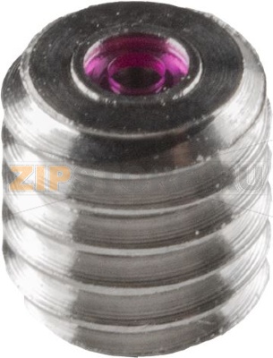 STEEL NOZZLE M4 ø 0.8 mm IN RUBY 
