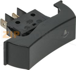 ЧЕРНЫЙ ДВУХПОЛЮСНЫЙ ПЕРЕКЛЮЧАТЕЛЬ 16A 120/230В 