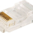 Штекер RJ45, CAT5e, прямой, 8P8C, прозрачный, 1 упаковка, 100 шт LogiLink MP0002 - Штекер RJ45, CAT5e, прямой, 8P8C, прозрачный, 1 упаковка, 100 шт LogiLink MP0002