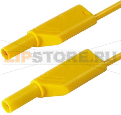 Провод тестовый 1 м, 16 A, 1000 В/AC/DC, желтый Hirschmann 934095103 