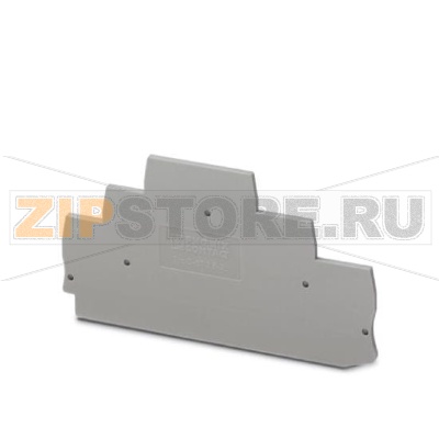 Концевая крышка Phoenix Contact D-ST 2,5-3L Длина: 99,5 мм, Ширина: 2,2 мм, Высота: 50,3 мм, Цвет: cерый.Минимальный заказ: 50 шт.Упаковка: 50 шт.