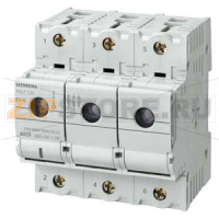 MINIZED АВТОМАТИЧ. РАЗЪЕДЕНИТЕЛЬ ДЛЯ NEOZED ПЛАВКИХ ВСТАВОК 50A D02 3-ПОЛЮС. D=70 MM С ВЫДВИЖНЫМ ПРЕДОХРАНИТЕЛЕМ Siemens 5SG7133-8BA50