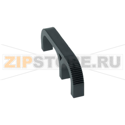 Ручка корпусная 86x9.5x27 мм, черная, 1 шт Mentor 3210.3003 