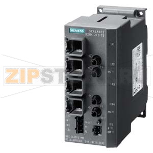 Управляемые коммутатор SCALANCE X204-2LD TS, 4 X 10/100MБит/с , RJ45 порты, 2 X 100MБит/с, одномод  BFOC, расш. диагностика,  резерв. ИП Siemens 6GK5204-2BC10-2CA2 