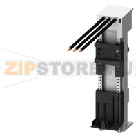 Device Adapter S0, 32A for 60mm Busbar system 45x200mm long special cables welded on AWG 10, 167 mm long with positioner Siemens 8US1251-5NS11