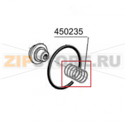 Spring rinse aid injector Comenda GFS 90 Spring rinse aid injector Comenda GFS 90Запчасть на деталировке под номером: 450235Название запчасти на английском языке: Spring rinse aid injector Comenda GFS 90