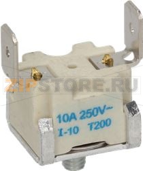 КОНТАКТ ТЕРМОСТАТА 250°C 10A 250В 