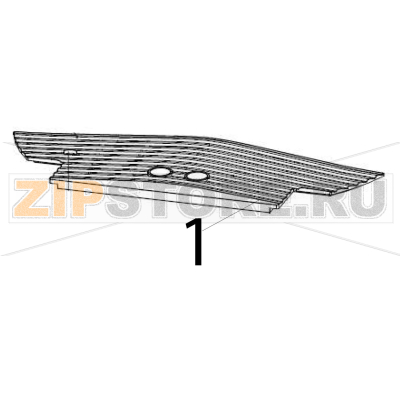 Drip tray cover Hurakan HKN-ME709 Drip tray cover Hurakan HKN-ME709Запчасть на деталировке под номером: 1