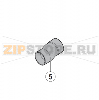 Hose Hobart UXT-10A                                                                 Hose&nbsp; Hobart UXT-10AЗапчасть на сборочном чертеже под номером: 5Название запчасти на немецком языке языке: Hose Hobart UXT-10A
