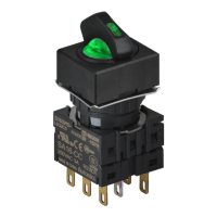 Переключатель селекторный, Ø отверстия: 16 мм Autonics S16SRS-L6G2C24