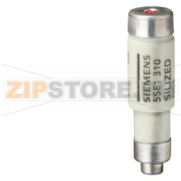 SILIZED ПЛАВКАЯ ВСТАВКА ДЛЯ ЗАЩИТЫ ПОЛУПРОВОДНИКОВ 400В ТИПОРАЗМЕР D01, 16A Siemens 5SE1316