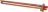 HEATING ELEMENT 1500W 230V ø 48mm STRAIG