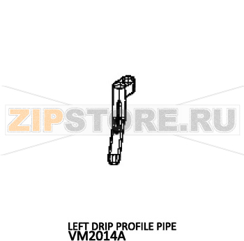 Left drip profile pipe Unox XVC 505E Left drip profile pipe Unox XVC 505EЗапчасть на деталировке под номером: 13Название запчасти на английском языке: Left drip profile pipe Unox XVC 505E