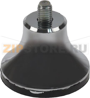 FOOT WITH PIN M8 CHROME-PLATED 