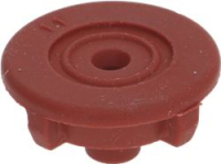 CONVEYOR RUBBER PIECE OF RED SILICONE