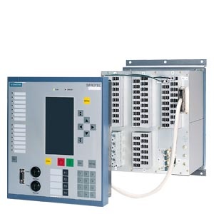 дистанционная защита 7SA64 устройства с внешней панелью управления большой дисплей с подсветкой для управления присоединением, кнопки управл.,ключи управления функциональные клавиши, числовая панель управления, интерфейс ПК защита от ЗЗ/направленная, сист 