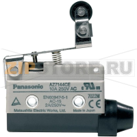 Выключатель концевой с роликом 115 В/DC, 250 В/AC, 10 А, IP64, 1 шт Panasonic AZ7144CEJ