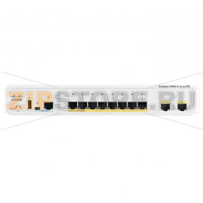 Коммутатор 8xFE (PoE), 2xGE/SFP, LAN Base Cisco WS-C2960C-8PC-L 