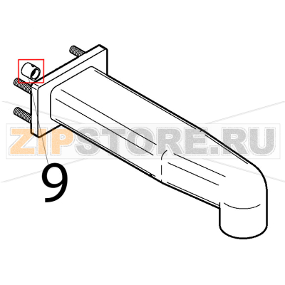 Gasket Silanos E1000 Gasket Silanos E1000Запчасть на деталировке под номером: 9