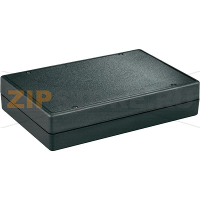 Корпус под европлату 186x123x41 мм, пластиковый, черный, 1 шт Strapubox 2007SW 