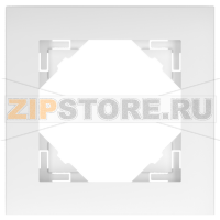 TECO Frame - 1 gang LOGUS, BASE / plastic / white