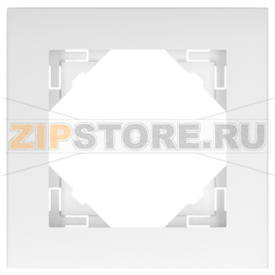 TECO Frame - 1 gang LOGUS, BASE / plastic / white 