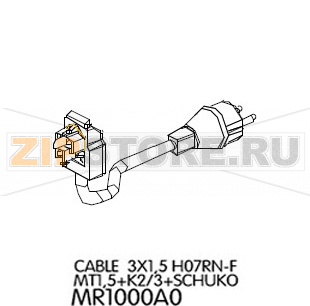 Cable 3X1,5 H07RN-F MT1,5+K2/3+Schuko Unox XL 405 Cable 3X1,5 H07RN-F MT1,5+K2/3+Schuko Unox XL 405Запчасть на деталировке под номером: 29Название запчасти на английском языке: Cable 3X1,5 H07RN-F MT1,5+K2/3+Schuko Unox XL 405