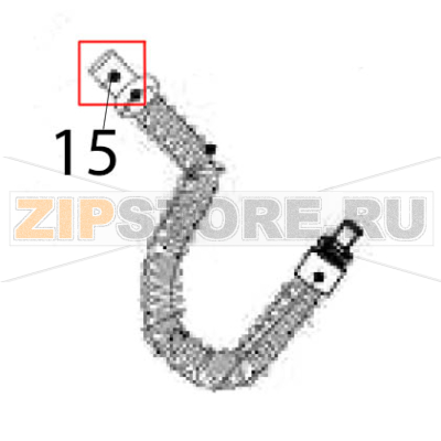 Brewing unit teflon tube Hurakan HKN-ME717 Brewing unit teflon tube Hurakan HKN-ME717Запчасть на деталировке под номером: 15