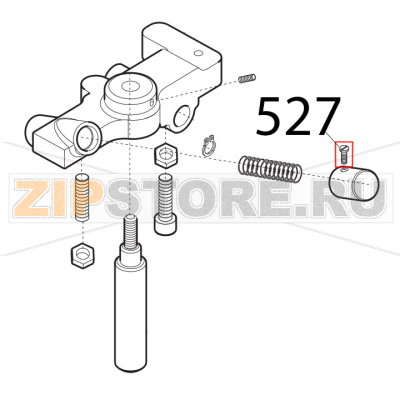 Vite bloc. pulsante aff. Sirman Anniversario 300 Vite bloc. pulsante aff. Sirman Anniversario 300Запчасть на деталировке под номером: 527