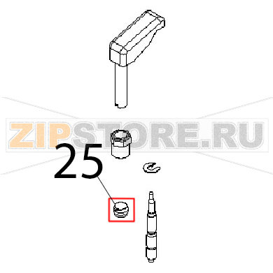 Bicono Ø: 8x6.5 Angelo Po 291FAGF Bicono Ø: 8x6.5 Angelo Po 291FAGFЗапчасть на деталировке под номером: 25