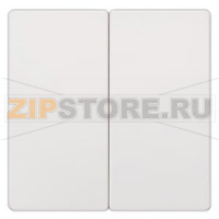 DELTA I-SYSTEM ТИТАНОВО-БЕЛЫЙ ВЫКЛЮЧАТЕЛЬ 2 КЛАВИШИ С НУЛЕВЫМ ПРОВОДНИКОМ 55X55MM Siemens 5TG6205