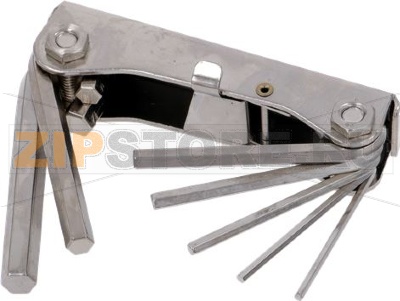 КАРМАННЫЙ КОМПЛЕКТ ИЗ 7 ШЕСТИГРАННЫХ Г-ОБРАЗНЫХ ГАЕЧНЫХ КЛЮЧЕЙ 