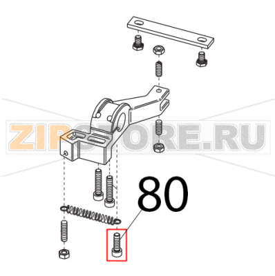 Vite senza testa CE DIN913, M6x20 Sirman Canova 300 Vite senza testa CE DIN913, M6x20 Sirman Canova 300Запчасть на деталировке под номером: 80