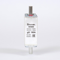 Предохранитель с бойком 160 A, габарит 000, gG Sinvel FNH000S-160