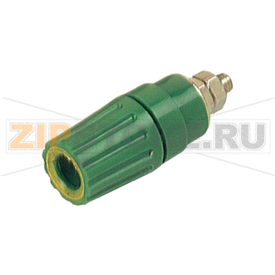 Зажим полюсный 35 А, зеленый, желтый, 1 шт Hirschmann PKI 110 
