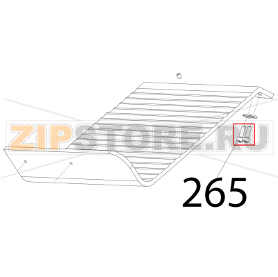 Vite TSP-DIN963, M5x12 Sirman Mirra 250 C Vite TSP-DIN963, M5x12 Sirman Mirra 250 CЗапчасть на деталировке под номером: 265