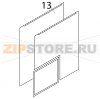 Back panel Brema VM 500