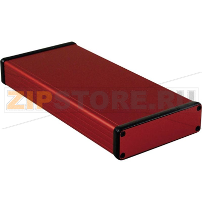 Корпус алюминиевый 220x103x30.5 мм, красный, 1 шт Hammond 1455L2201RD 