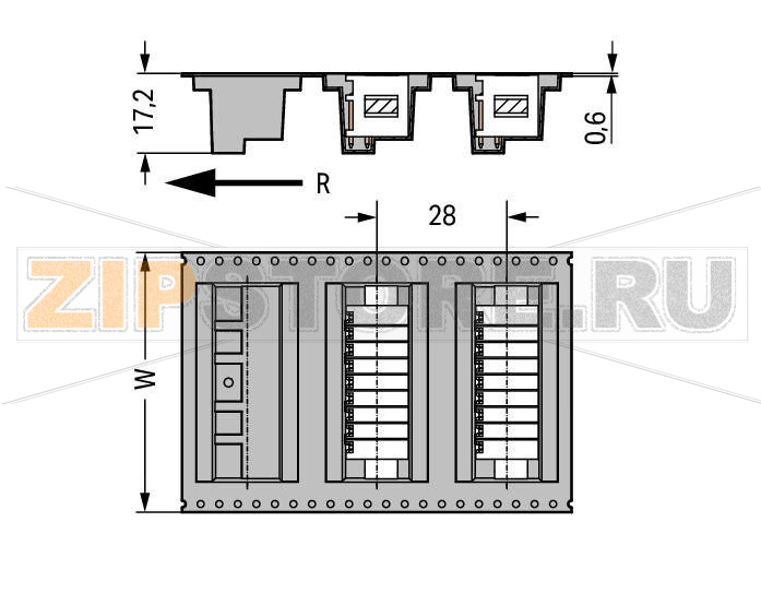 MCS MINI HD Вилка под пайку THR, 2-рядн.; 0.8 x 0.8 mm solder pin; угловые; 100% защита от неправильного подсоединения; упаковка в ленте на бобине; Шаг контактов 3,5 мм; 2 x 14-полюсов; черные Wago 713-1434/117-000/997-408 Вилки для пайки оплавлением припоя для поверхностного монтажаРазделенные разъемы выводов предотвращают повреждения и обеспечивают вилкам защиту от касания в неподсоединенном состоянии100% защита от неправильного подсоединенияВозможны варианты кодировки...