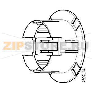 Адаптер для монтажа индикатора положения для приводов GмА / GEB Siemens 7448400090 