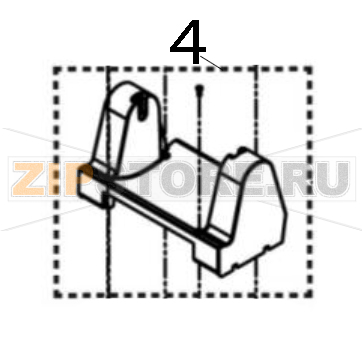 Media holder TSC TE310 Media holder TSC TE310Запчасть на деталировке под номером: 4