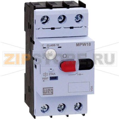 Автомат защиты двигателя 10 А, 1 шт WEG MPW18-3-U010 