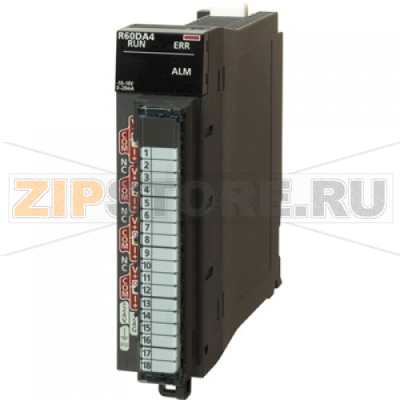 Модуль аналогового ввода Mitsubishi Electric R60DA4 