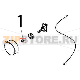 Knob spring Angelo Po FX61E1 Knob spring Angelo Po FX61E1Запчасть на деталировке под номером: 1